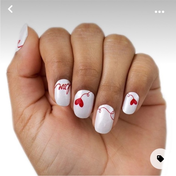 *Retired* Color Street: Love Letter | Valentine’s Day Heart Red White Sweet - Picture 13 of 15